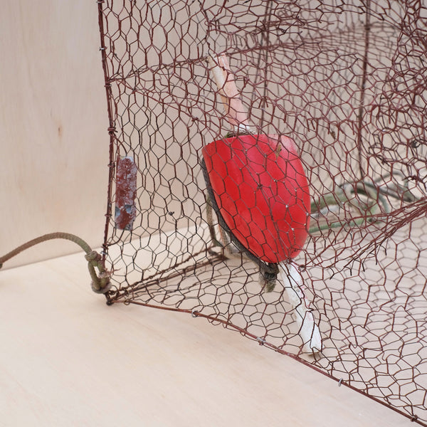 Crab Trap Decor – Walnut & Wool