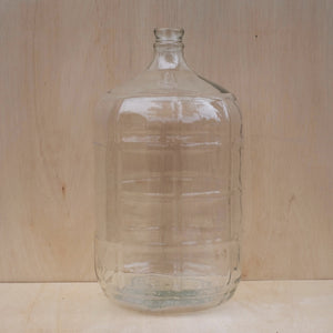 Vintage Large 5 Gallon Crisa Glass Water Bottle Jar Jug Excellent