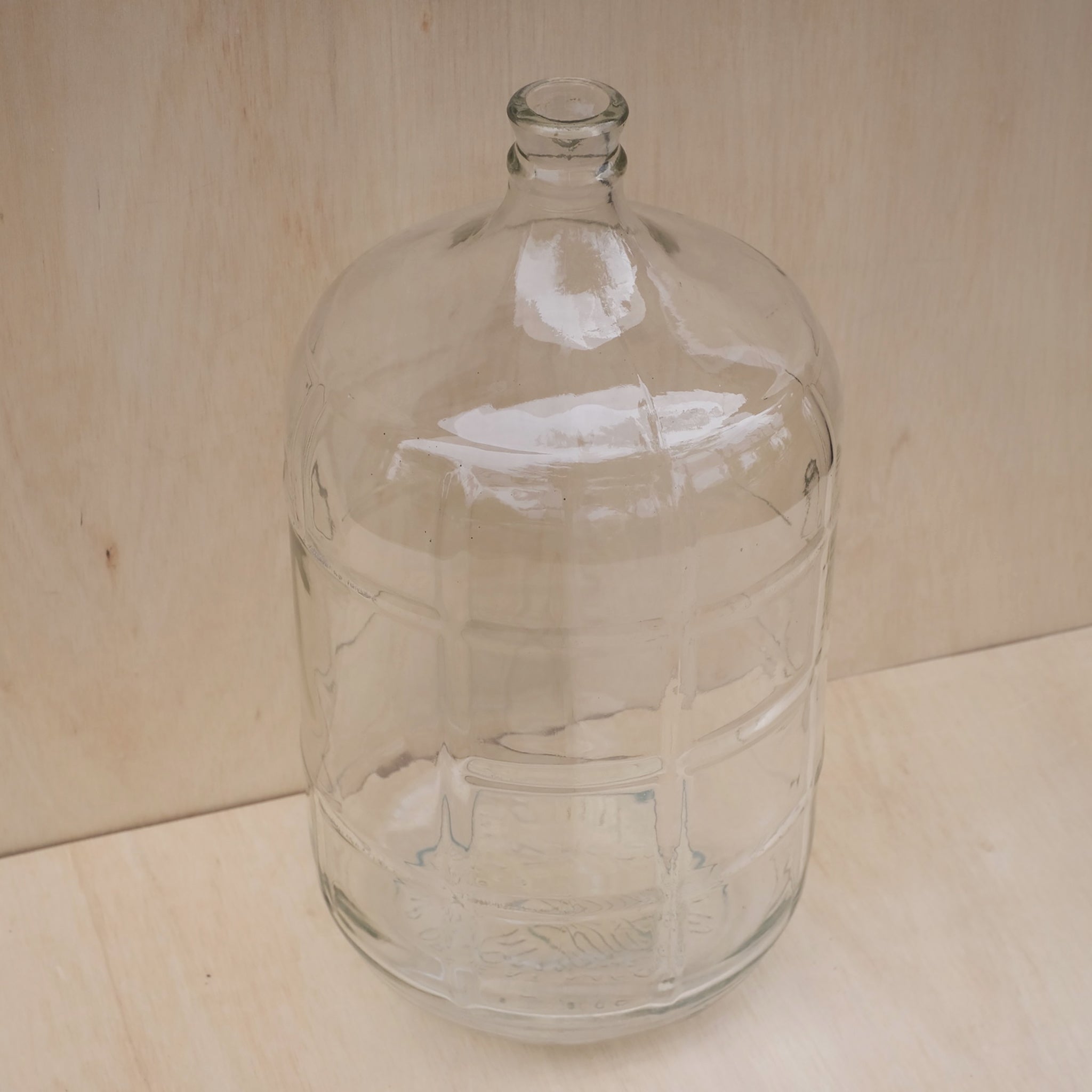 Vintage Large 5 Gallon Crisa Glass Water Bottle Jar Jug Excellent