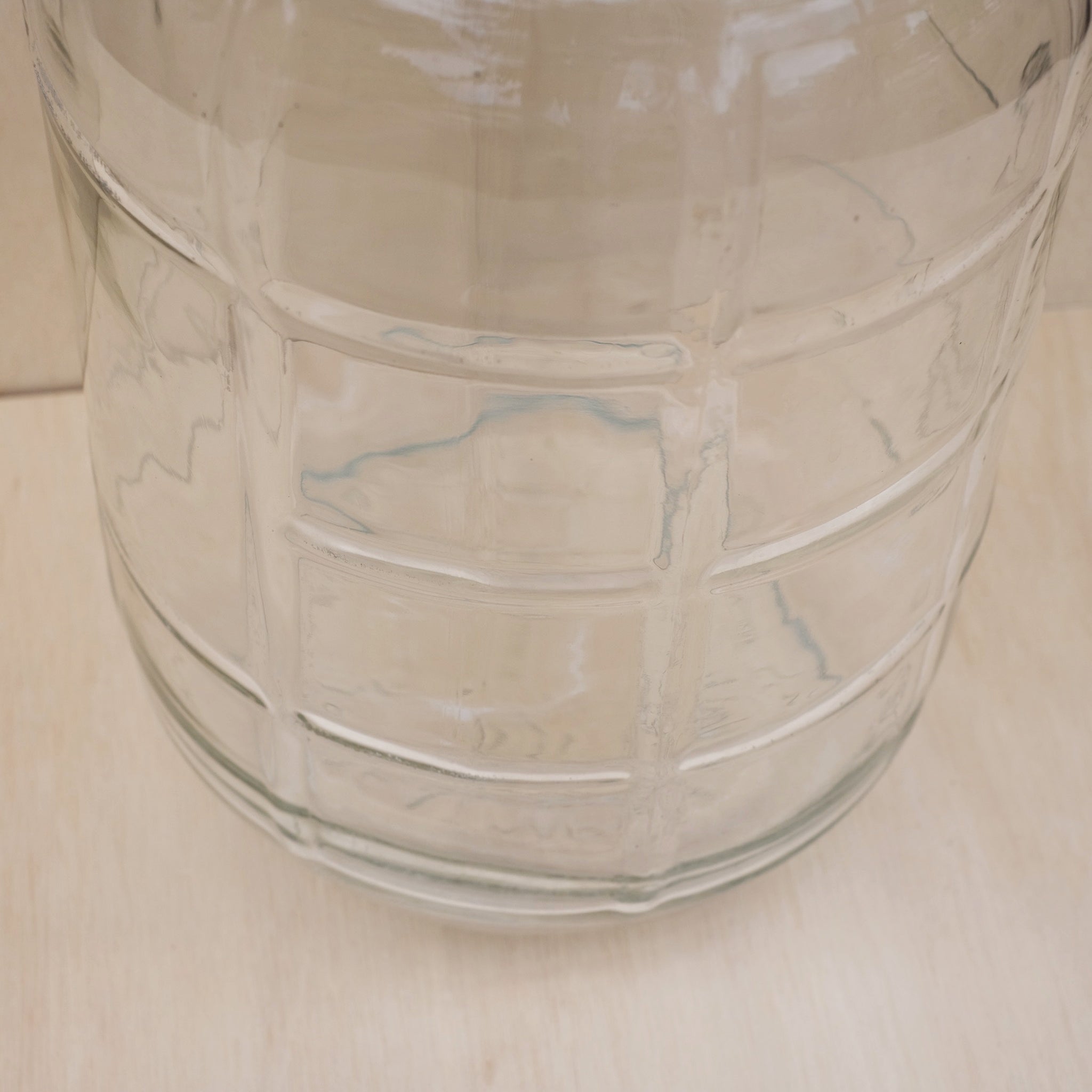 Vintage CRISA 5 Gallon 18.9 Liters Clear Glass Water Bottle Jug Made In  Mexico