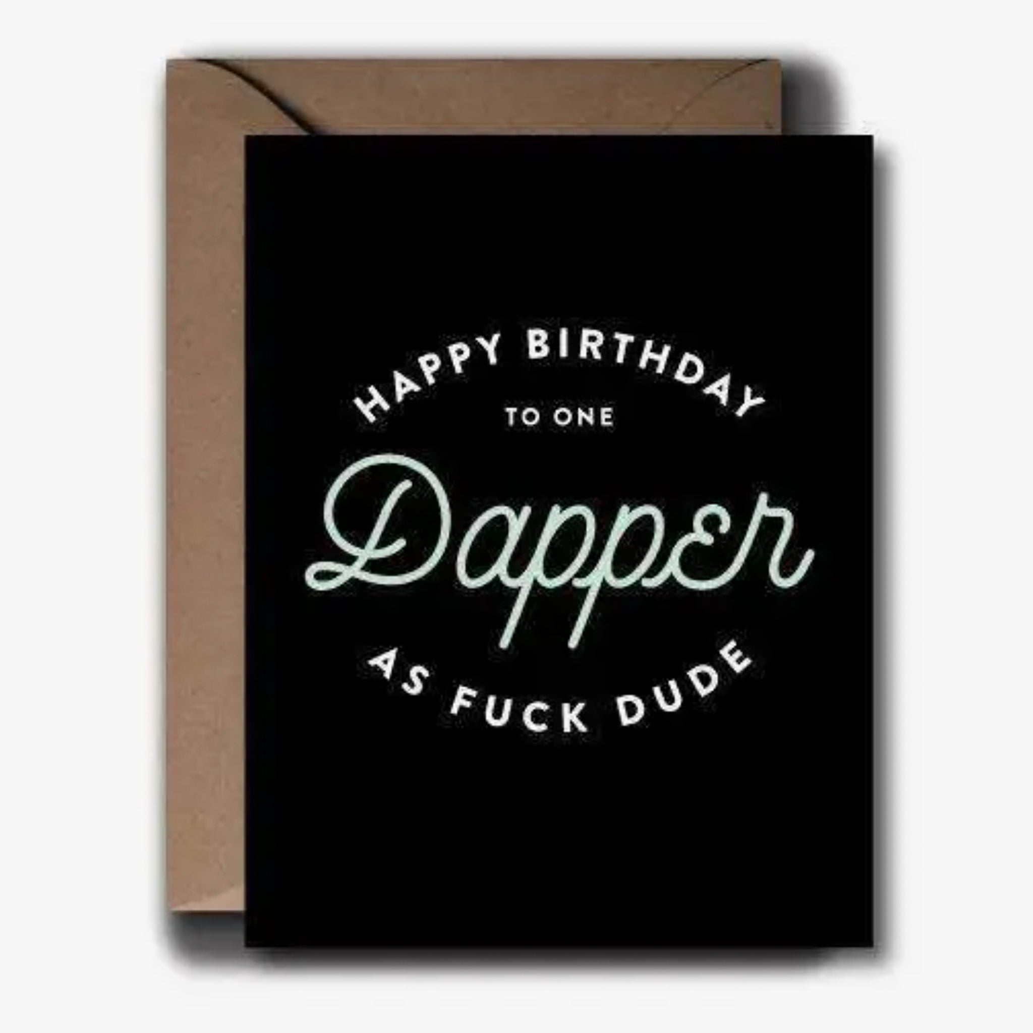 Dapper Dude Birthday Greeting Card
