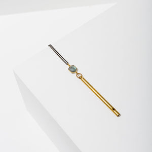 Gemstone Whistle Drop Necklace