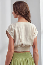 Load image into Gallery viewer, Front Twist Crop Top
