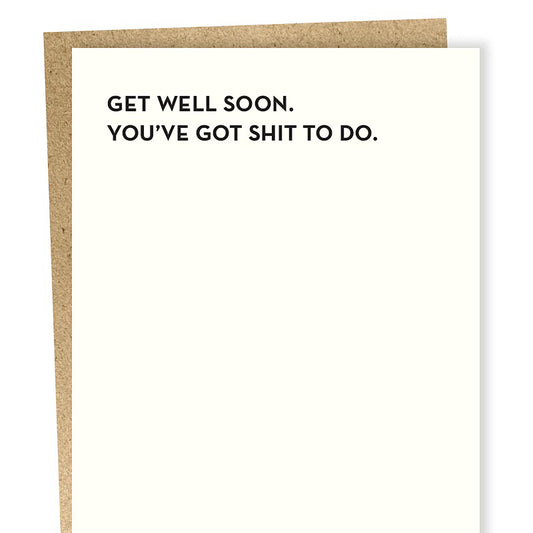 Get Well Soon Card