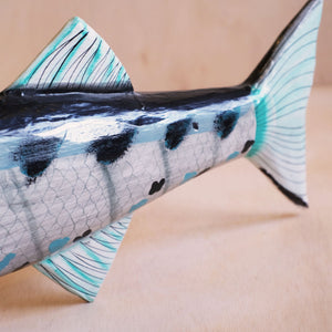 Hand Painted Carved Fish