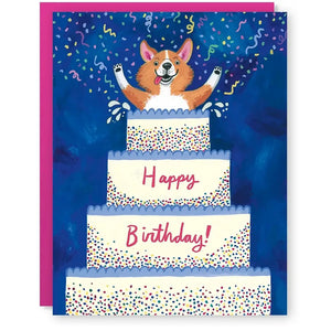 Corgi Birthday Card