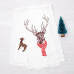 Load image into Gallery viewer, Holiday Deer Tea Towel
