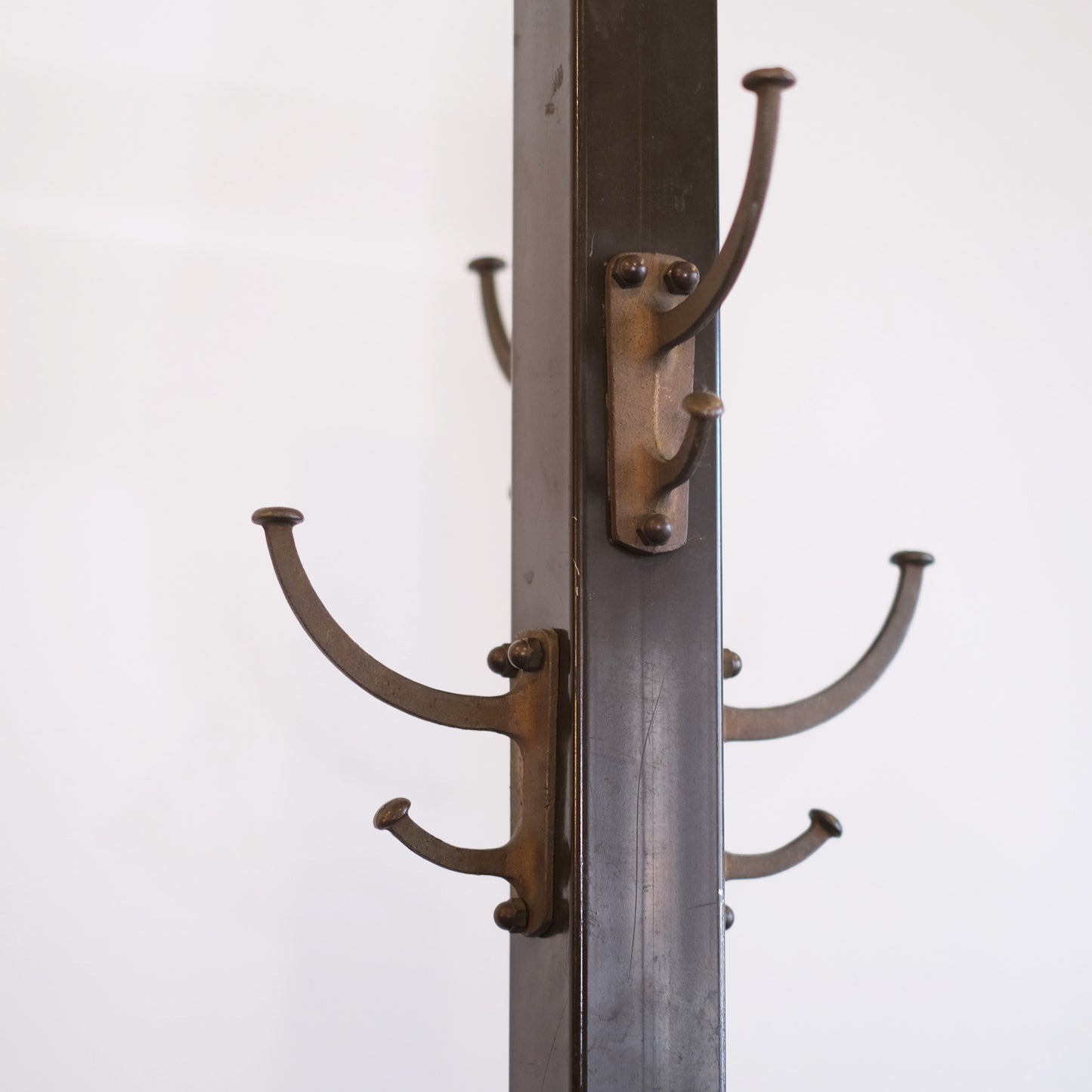 Industrial Metal Coat Rack