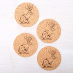 Load image into Gallery viewer, Screen Printed Cork Coaster
