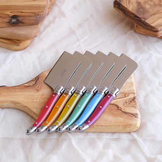 Laguiole Rainbow Mini Cheese Knives