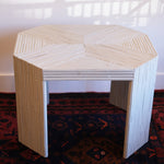 Load image into Gallery viewer, Linen MCM Bamboo Table
