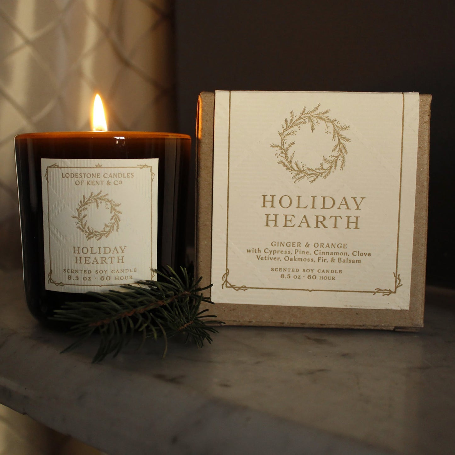 Lodestone Candles Holiday Hearth