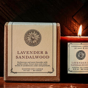 Lodestone Candles Lavender & Sandalwood