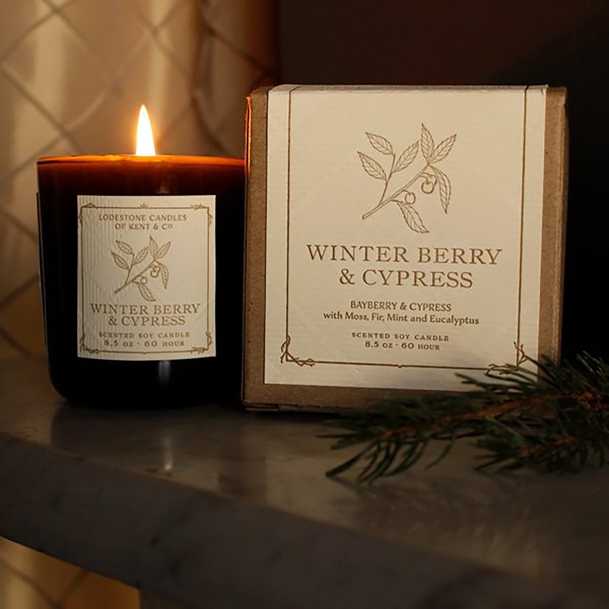 Lodestone Candles Winter Berry