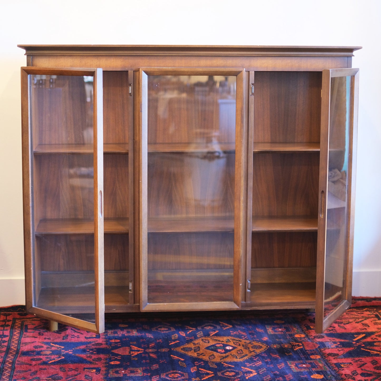 MCM Glass Door Bookcase