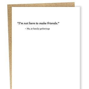 Make Friends Card