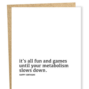 Metabolism Card