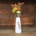 Load image into Gallery viewer, Mini Dried Floral Vase &amp; Wood Gift Tag
