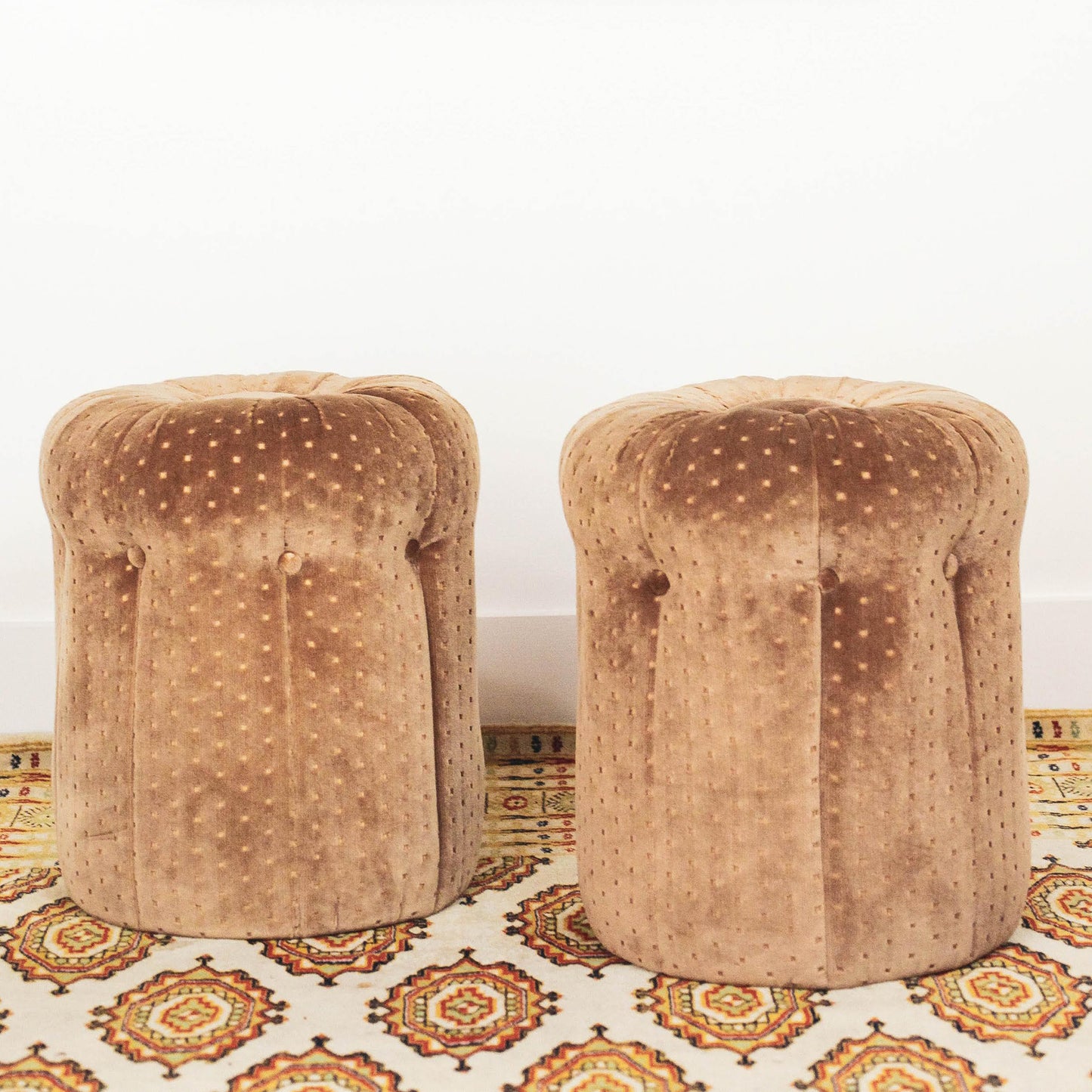 Mushroom Ottomans (set)