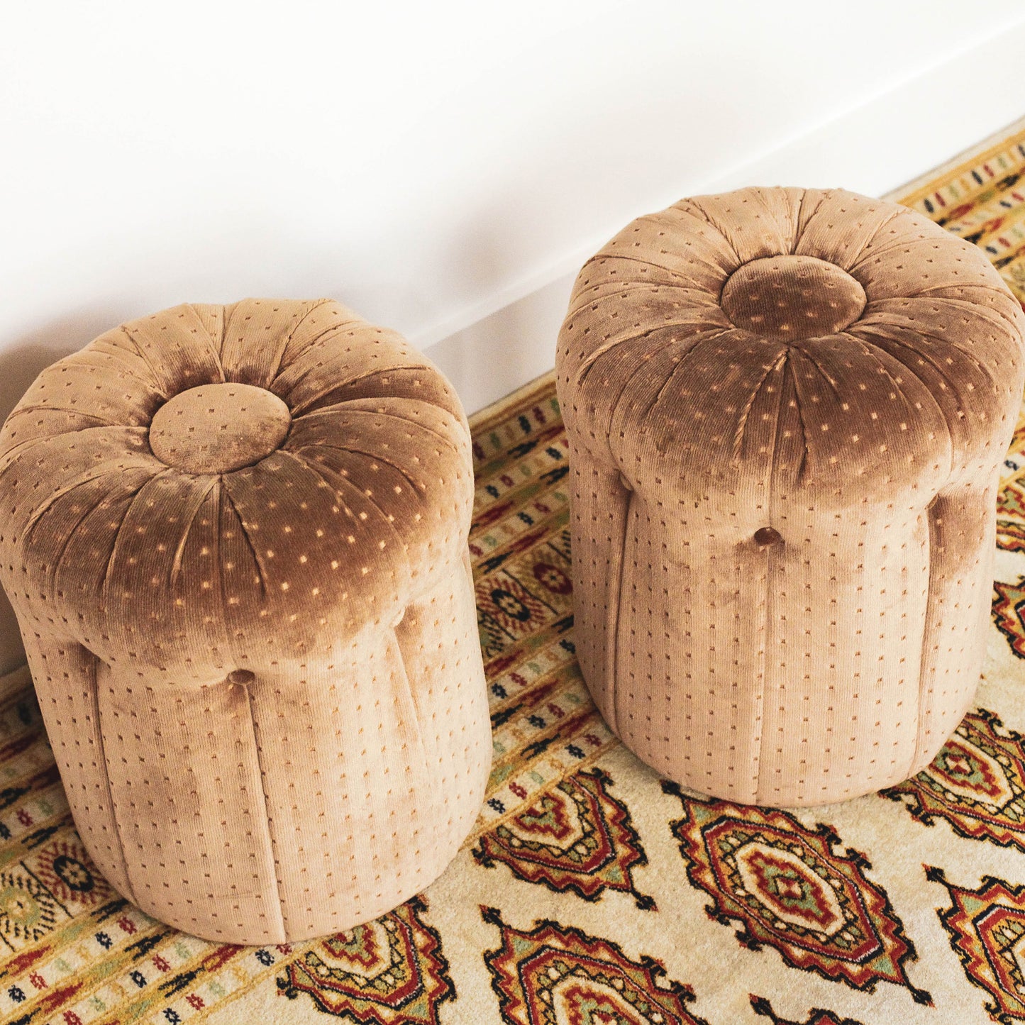 Mushroom Ottomans (set)