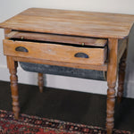Load image into Gallery viewer, Oak Kitchen Work Table + Bin
