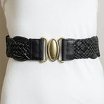 Load image into Gallery viewer, Oval Buckle Braided Belt

