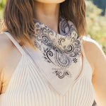 Load image into Gallery viewer, Paisley Floral Bandana
