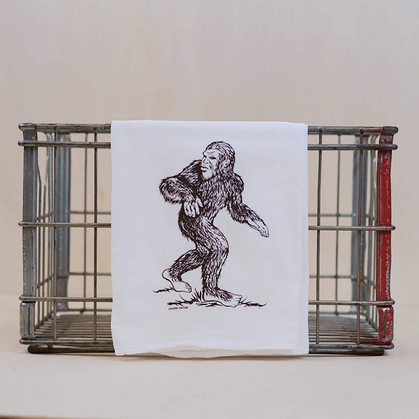 Sasquatch Tea Towel