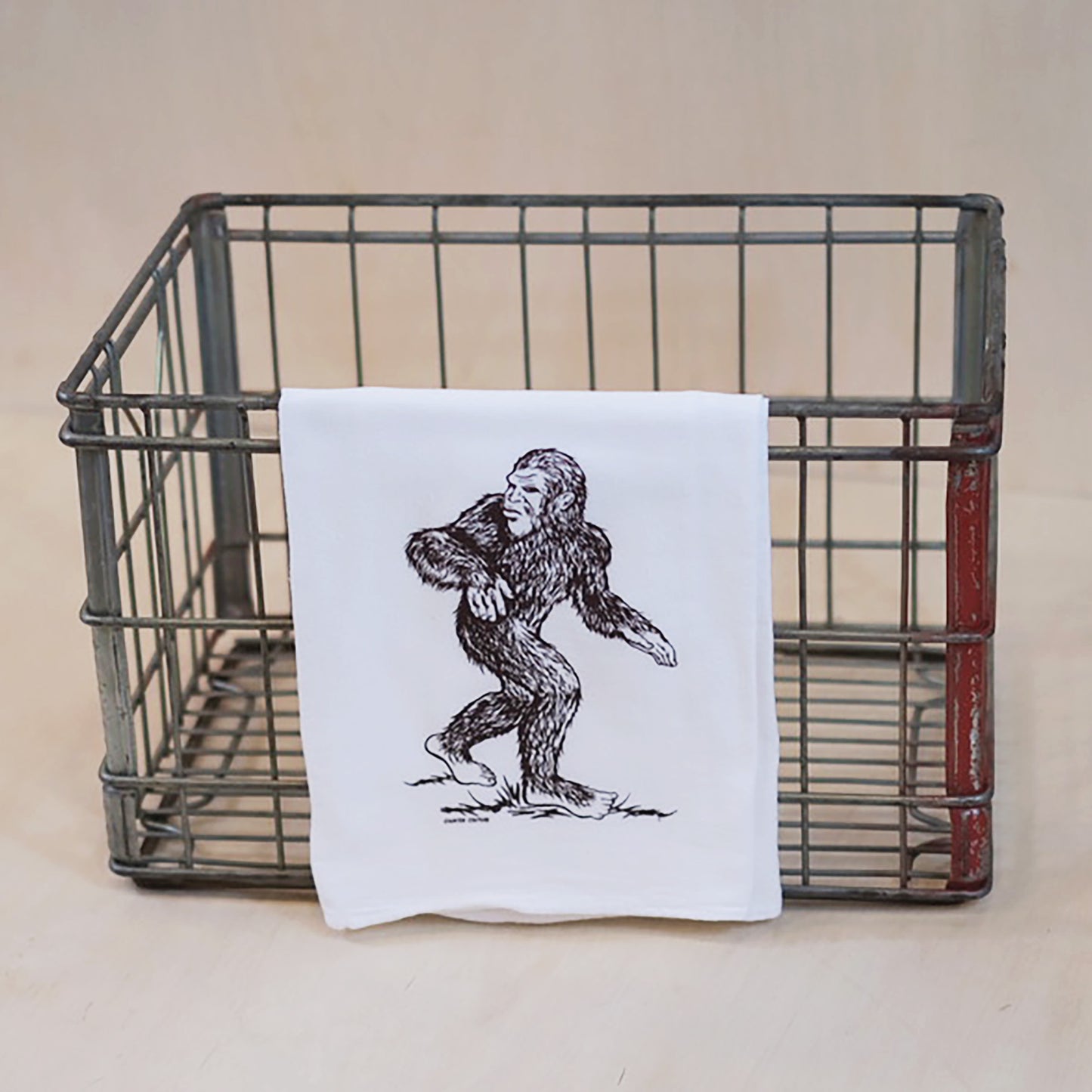 Sasquatch Tea Towel