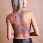Load image into Gallery viewer, Seamless Lace Racerback Bralette
