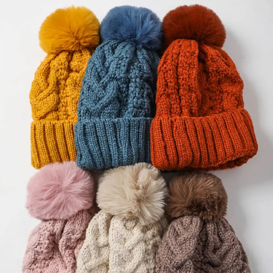 Thermal-Lined Cable Knit Beanie