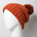 Load image into Gallery viewer, Thermal-Lined Cable Knit Beanie
