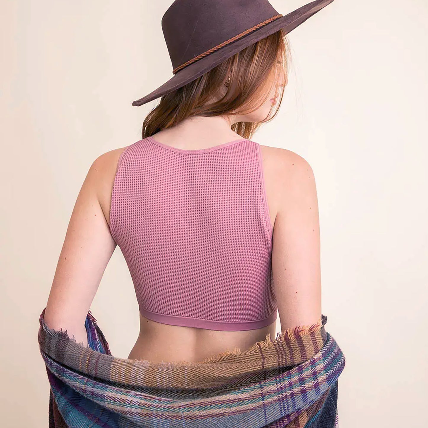Waffle Crop Top